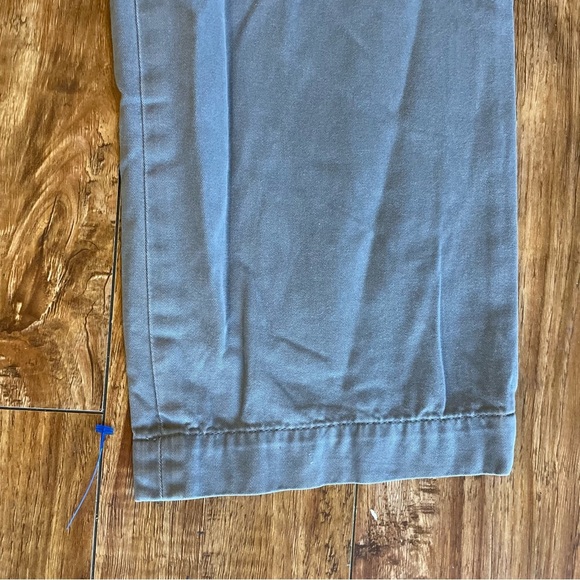 BANANA REPUBLIC Men’s Gray Khaki Chino Straight Front Slacks Size 35/34 - Picture 8 of 14